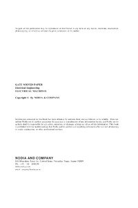 Electrical Machines